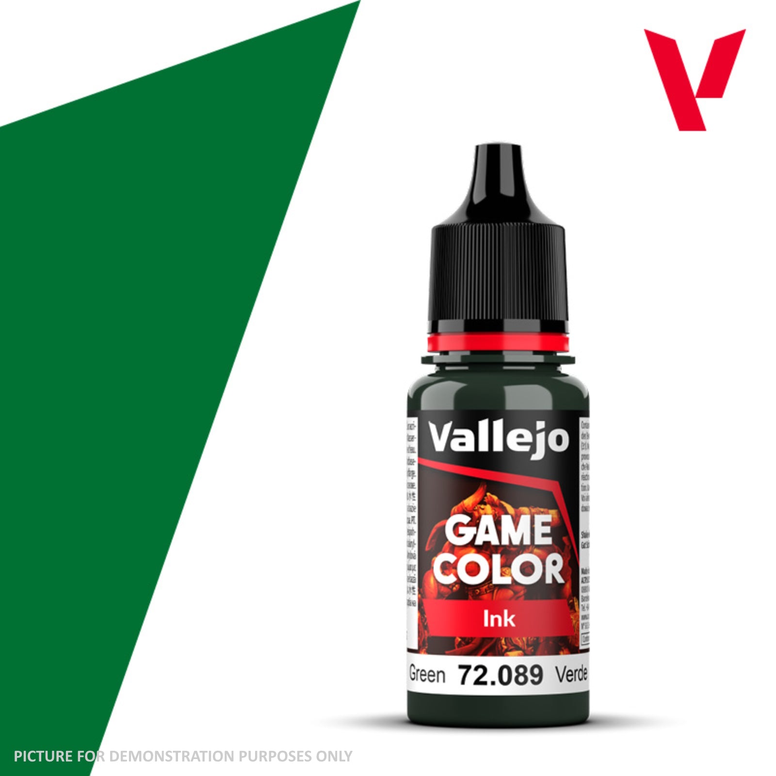 Vallejo Game Colour Ink - 72.089 Green 18ml